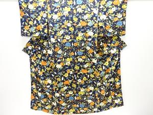 花唐草模様小紋着物